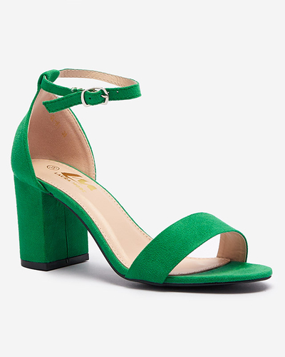 Sandales pour femmes sur tige en vert Xiadia- Footwear