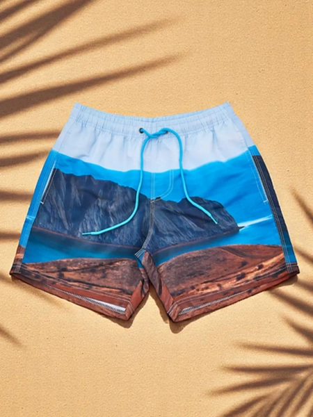 Royalfashion Short de sport pour hommes avec filet de protection