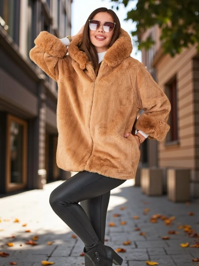 Veste en fausse fourrure pour femmes de Royalfashion