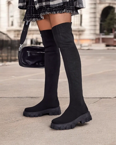 Bottes à enfiler pour femmes de Royalfashion Ohorro