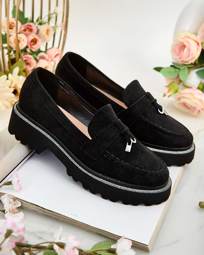 Royalfashion Mocassins pour femmes avec zircons Ali