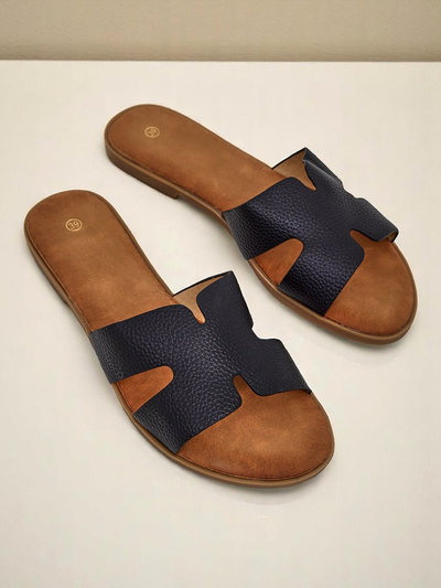 Chaussons pour femme Royalfashion, semelle plate, style décontracté