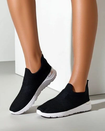 Chaussures de sport en tissu pour femmes Royalfashion à enfiler Satet