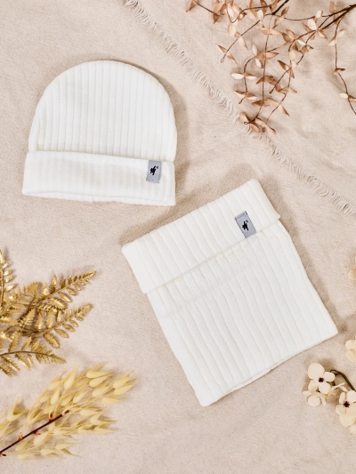Ensemble Universel d'Hiver Royalfashion - bonnet avec cache-cou