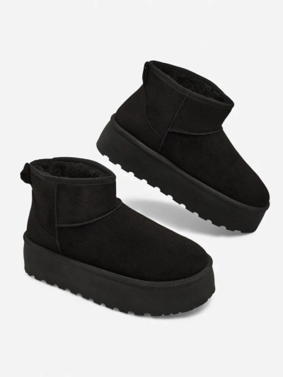 Bottines pour Femmes Luna Noires en Cuir Élégantes pour l'Automne