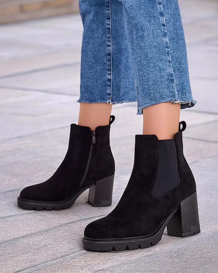 Royalfashion Bottes à talon aiguille Timoxo pour femme