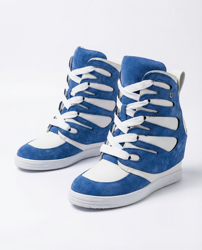 Royalfashion Bottes sportives pour femme à talon Pamstinsa