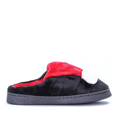 Czarne kapcie Kenny - Obuwie