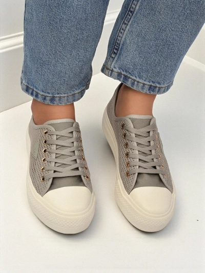Baskets pour femmes Callista Mesh Light Grey – confort et style pour l'été et l'automne