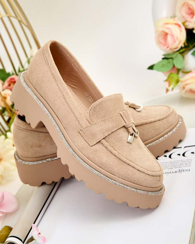 Royalfashion Mocassins pour femme avec zircons Ali