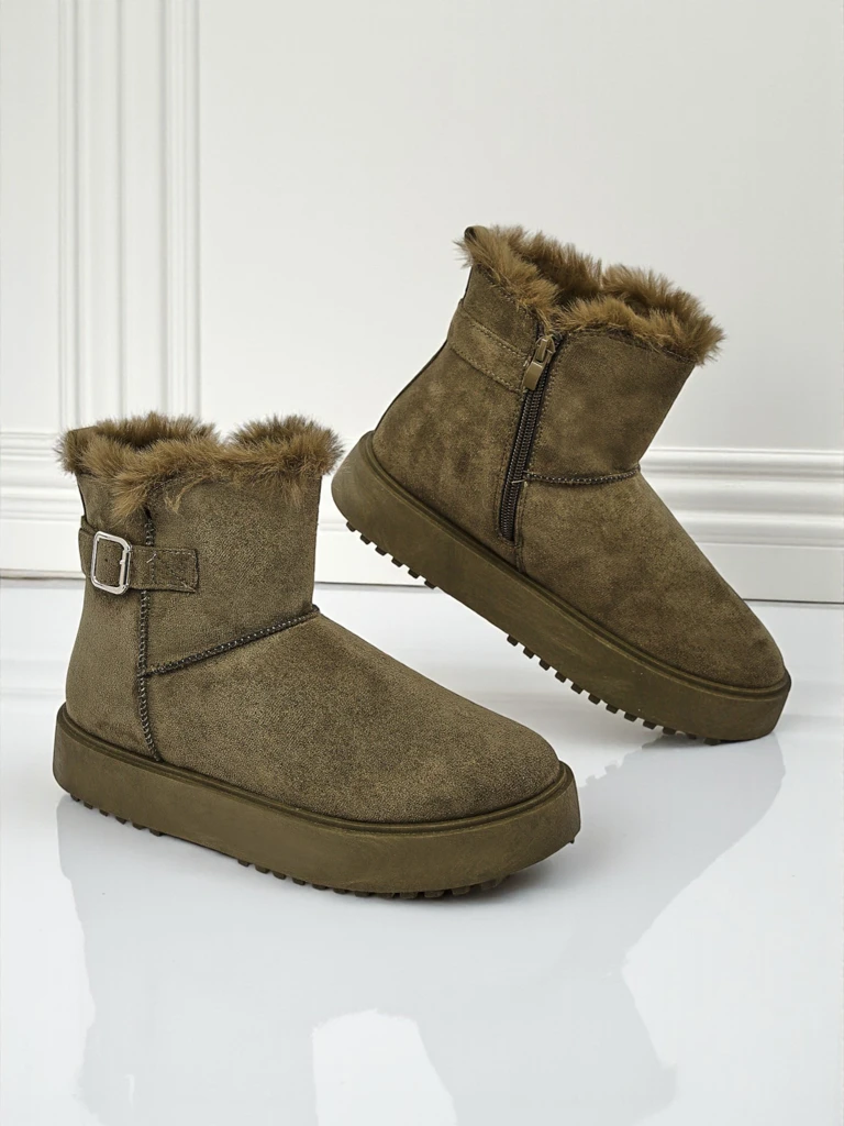 Royalfashion Bottes courtes de style bottes de neige pour femmes Aurelia Classico