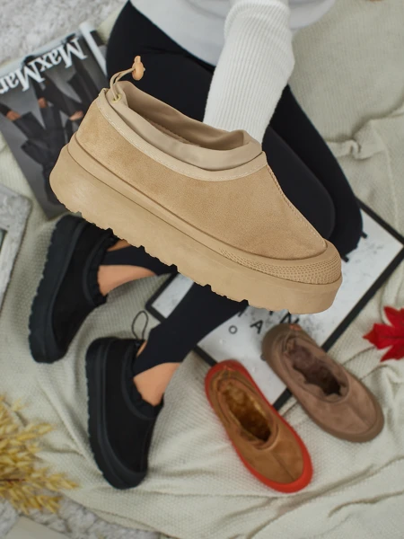 Bottes courtes de type bottes de neige pour femmes Velisee