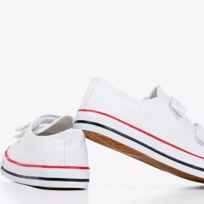 OUTLET Baskets enfant Pueritia blanches - Chaussures