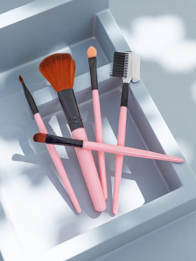 Set de pinceaux de maquillage compact