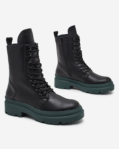 Royalfashion Bottes bagger pour femmes en cuir écologique Vederme