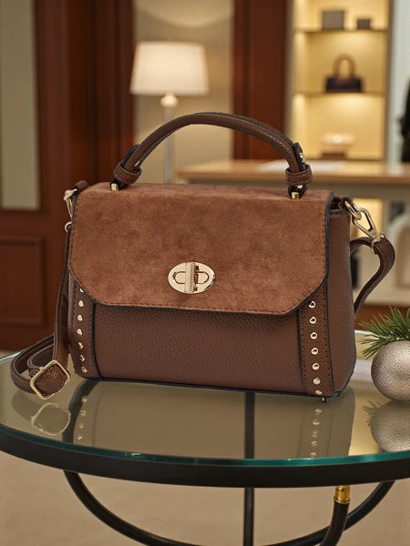 Petit sac à main pour femmes en cuir écologique Merlina