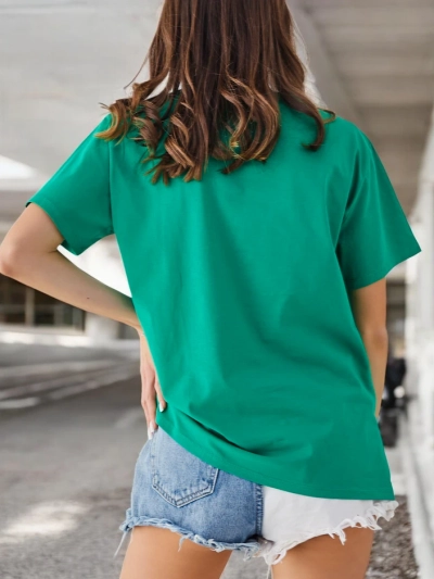 Blouse en coton pour femmes Royalfashion avec imprimé