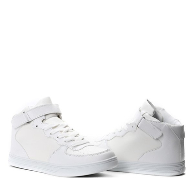 Białe sportowe sneakersy - Obuwie