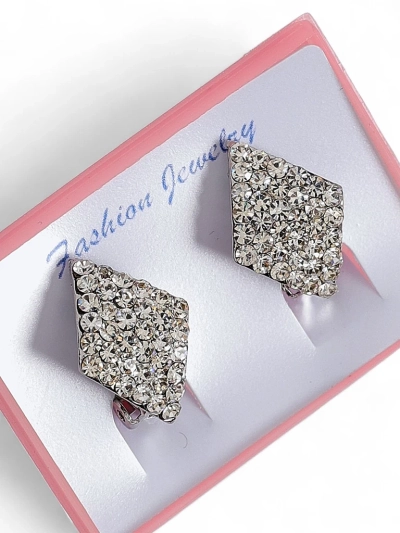 Royalfashion Boucles d'oreilles à clip pour femmes avec zircons