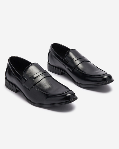 Demi-souliers classiques noirs pour hommes Jerif - Chaussures