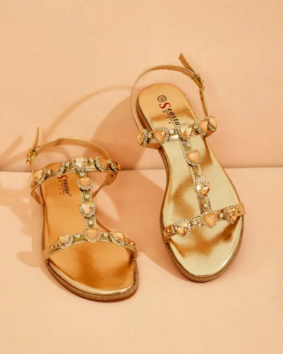 Royalfashion Sandales Selina zirconia pour femme