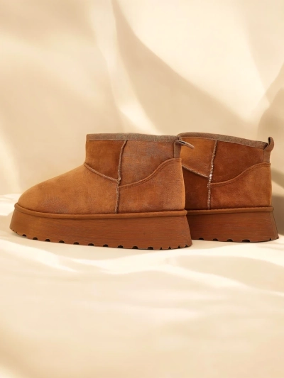 Royalfashion Chaussures courtes ressemblant à des bottes de neige pour femmes Fortesse