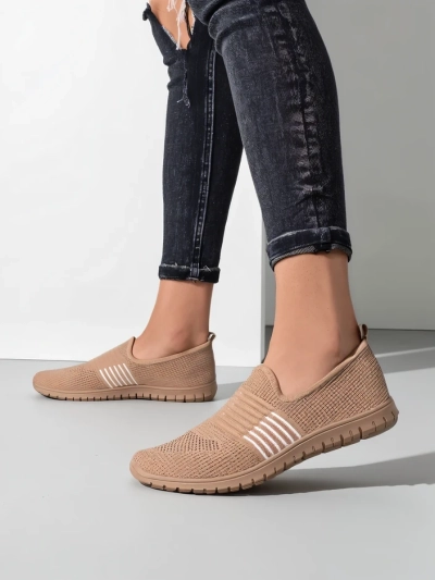 Royalfashion Chaussures de sport à enfiler pour femmes Ollabes