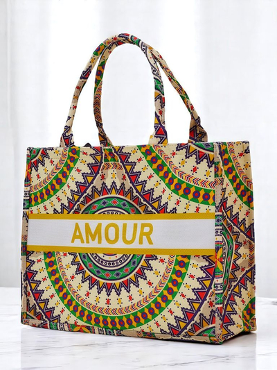 Royalfashion Sac en tissu Amour Vibes