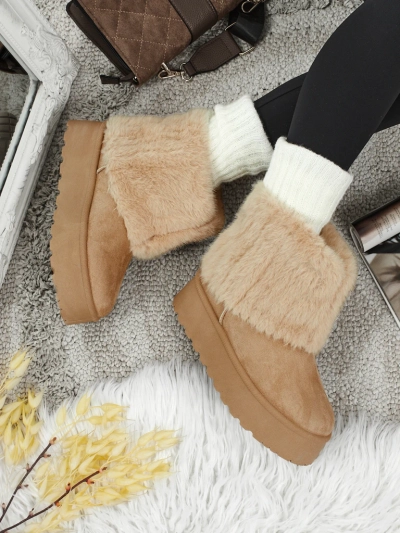 Bottes de neige pour femmes avec fourrure Irelle