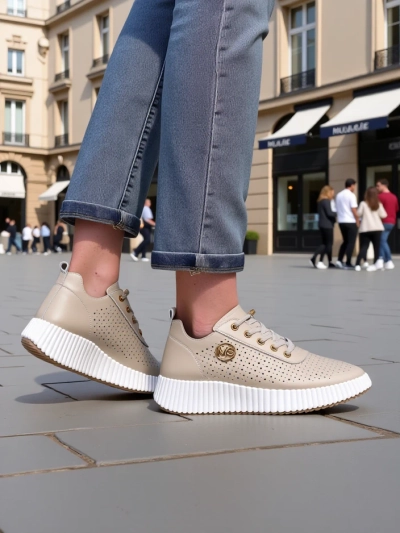 Royalfashion Baskets sportives à lacets pour femmes Jovenes