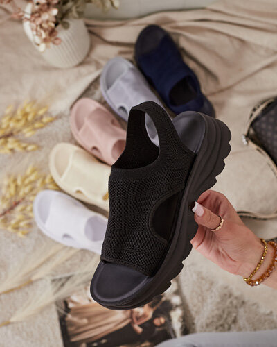 Royalfashion Sandales pour femmes avec tige Viss