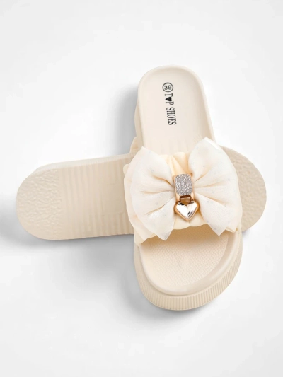 Royalfashion Claquettes plateforme femme avec nœud Sento Pace