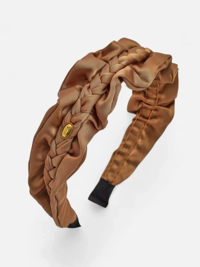Royalfashion Bandeau pour cheveux avec tressage et fronces