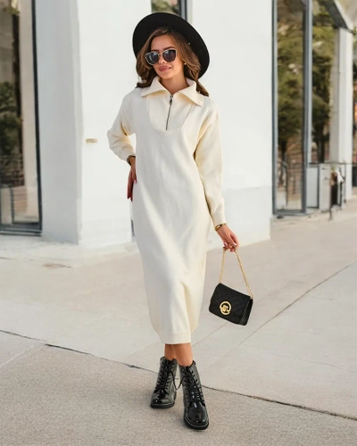 Robe-pull longue pour femmes de Royalfashion