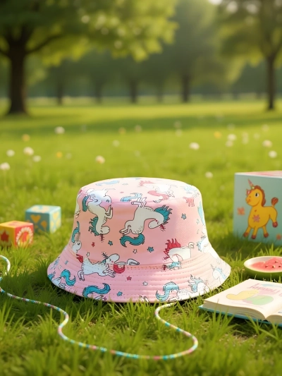 Royalfashion Chapeau Bob pour Enfants Color Splash Bucket