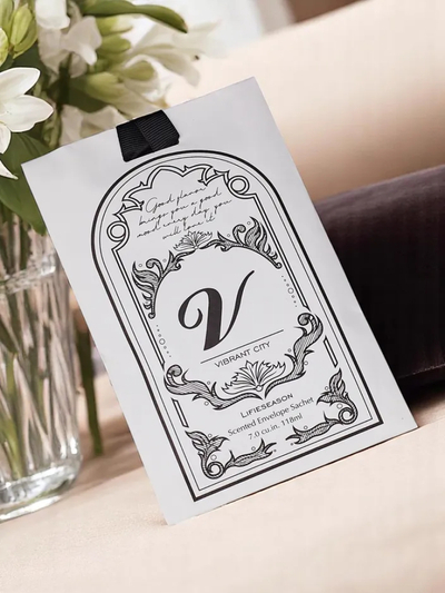 Sachets parfumés pour voitures, sacs, placards et salles de bain Vibrant City