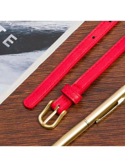 Royalfashion Ceinture étroite pour femme pour pantalon