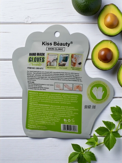 Masque pour les mains - gants parfumés à l'avocat