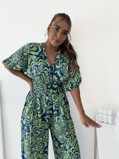 Royalfashion Combinaison à motifs pour femme