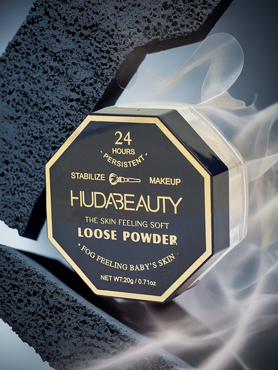 Poudre libre pour le visage avec un effet fini naturel