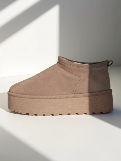 Royalfashion Bottes courtes pour femmes a'la bottes de neige Ozozi