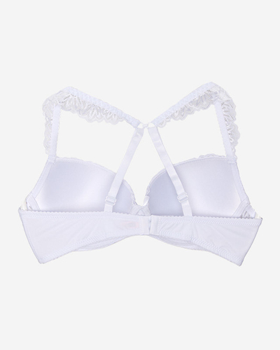Soutien-gorge femme dentelle blanche - Sous-vêtements