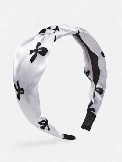 Royalfashion Bandeau Cheveux Satiné Tressé avec Imprimé