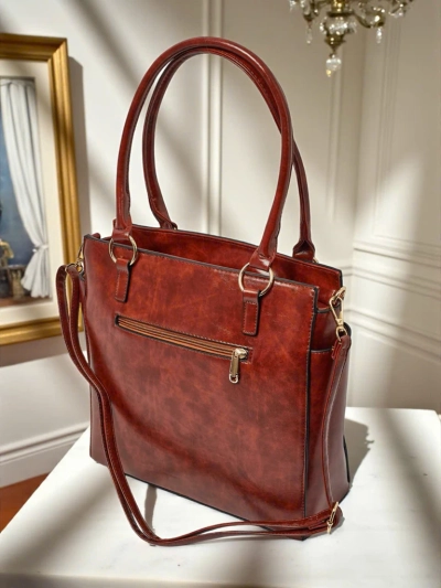 Sac à main shopper pour femmes en cuir écologique Twilight Vale