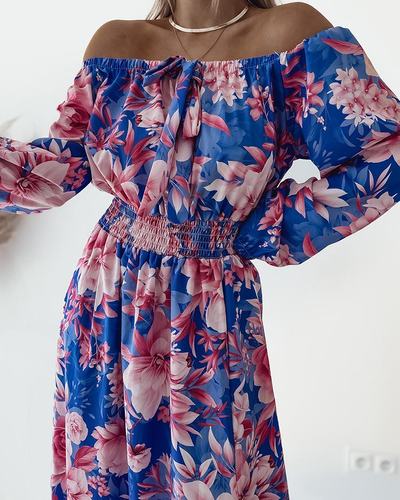 Royalfashion Robe midi femme à motif original