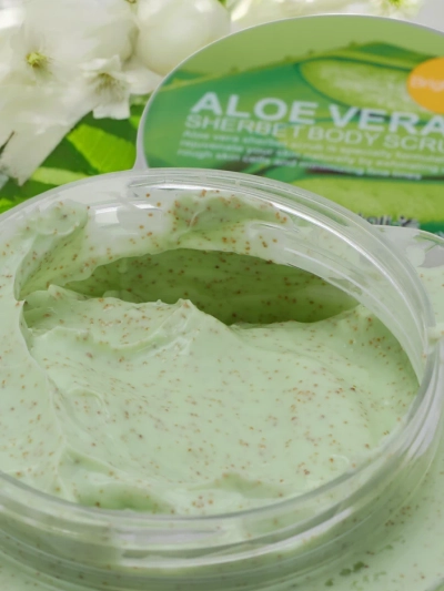 Gommage corporel à l'aloe vera 350ml
