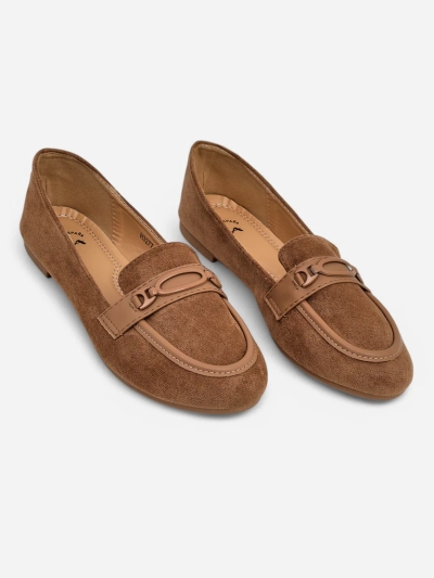 Royalfashion Mocassins éco en suède pour femmes Zammei