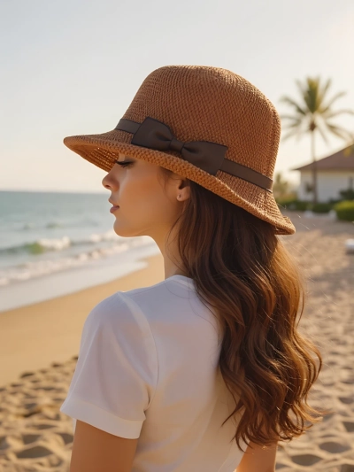 Chapeau pour femme Royalfashion orné d’un nœud Summer Grace