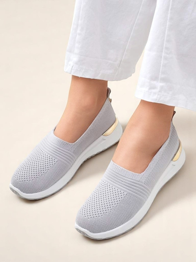 Chaussures à enfiler en tissu pour femmes Royalfashion Perfeti