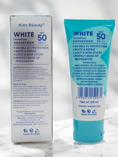 Crème Solaire Kiss Beauty SPF 50 60ml